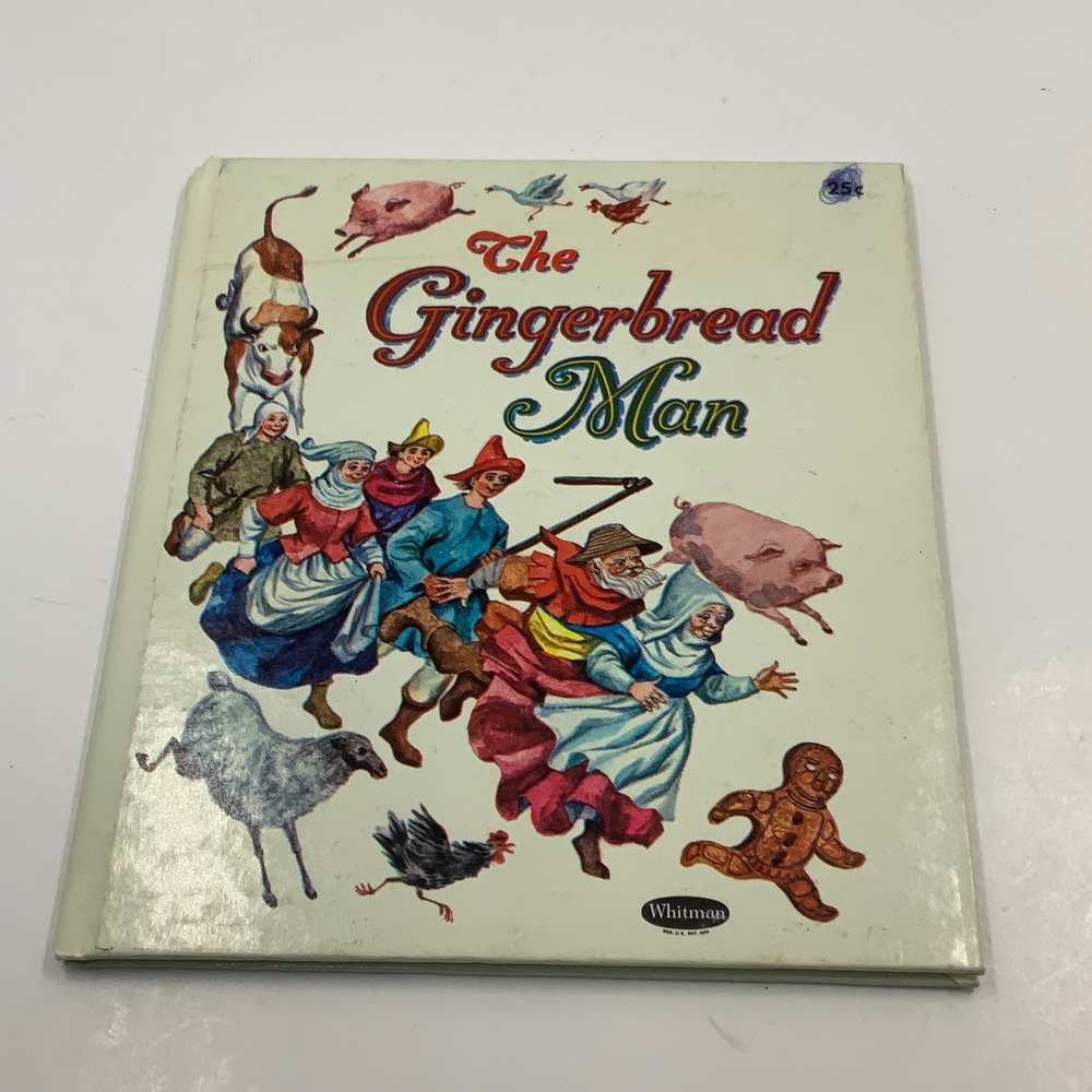 The Gingerbread Man‎ Whitman Tell-A-Tale Book 1963 Patricia Martin Zens Vintage
